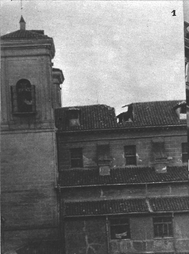 Miniatura de Destrozos causados por los obuses en una iglesia de la calle Luna