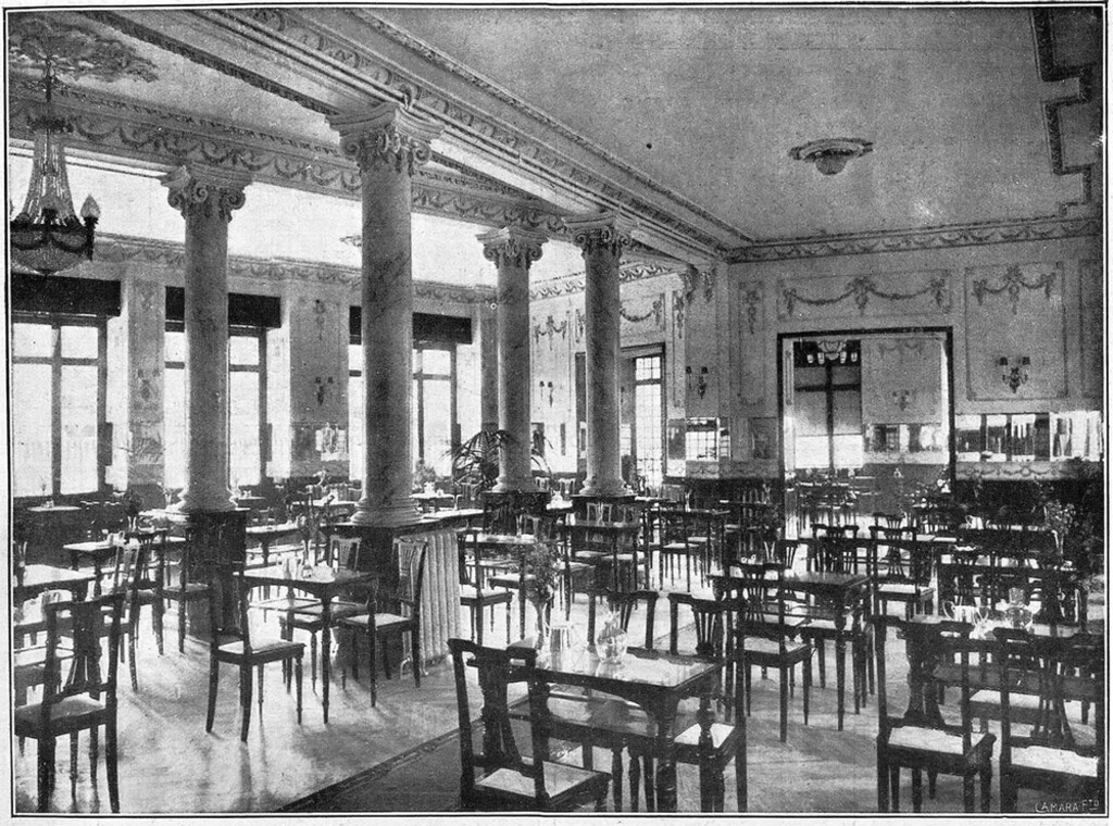 Miniatura de Salón de té de la Casa Molinero en la Gran Vía
