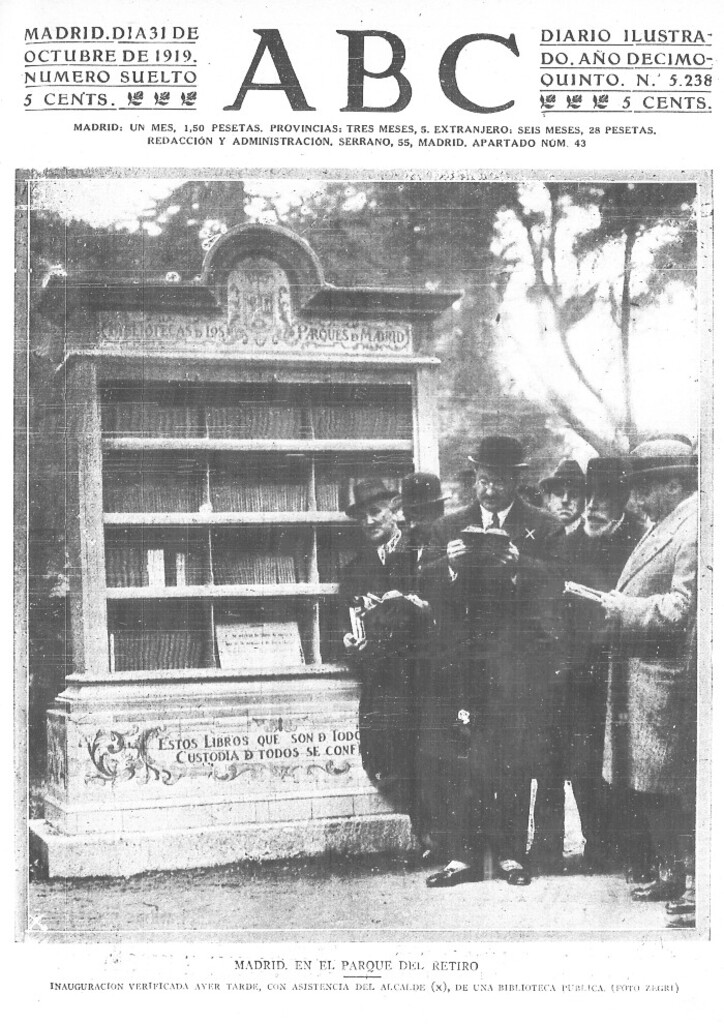 Miniatura de Inauguración de las Bibliotecas de Parques y Jardines