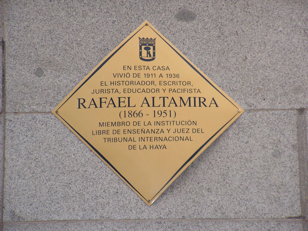 Miniatura de Rafael Altamira