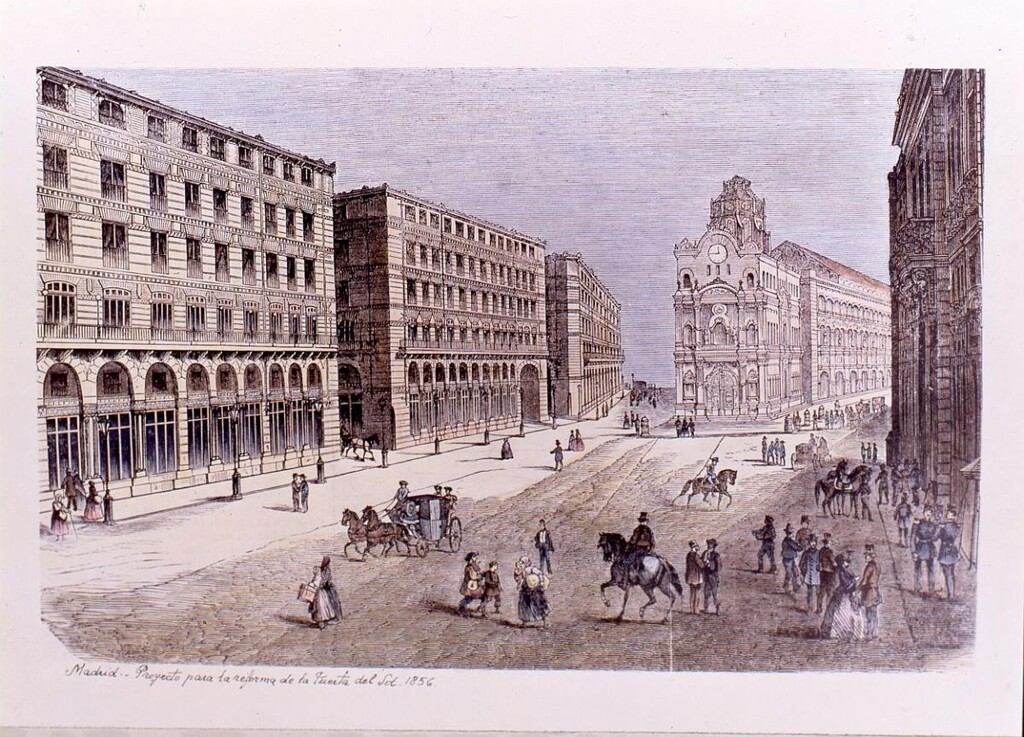 Miniatura de Proyecto de la reforma de la Puerta del Sol 1856 [sic]