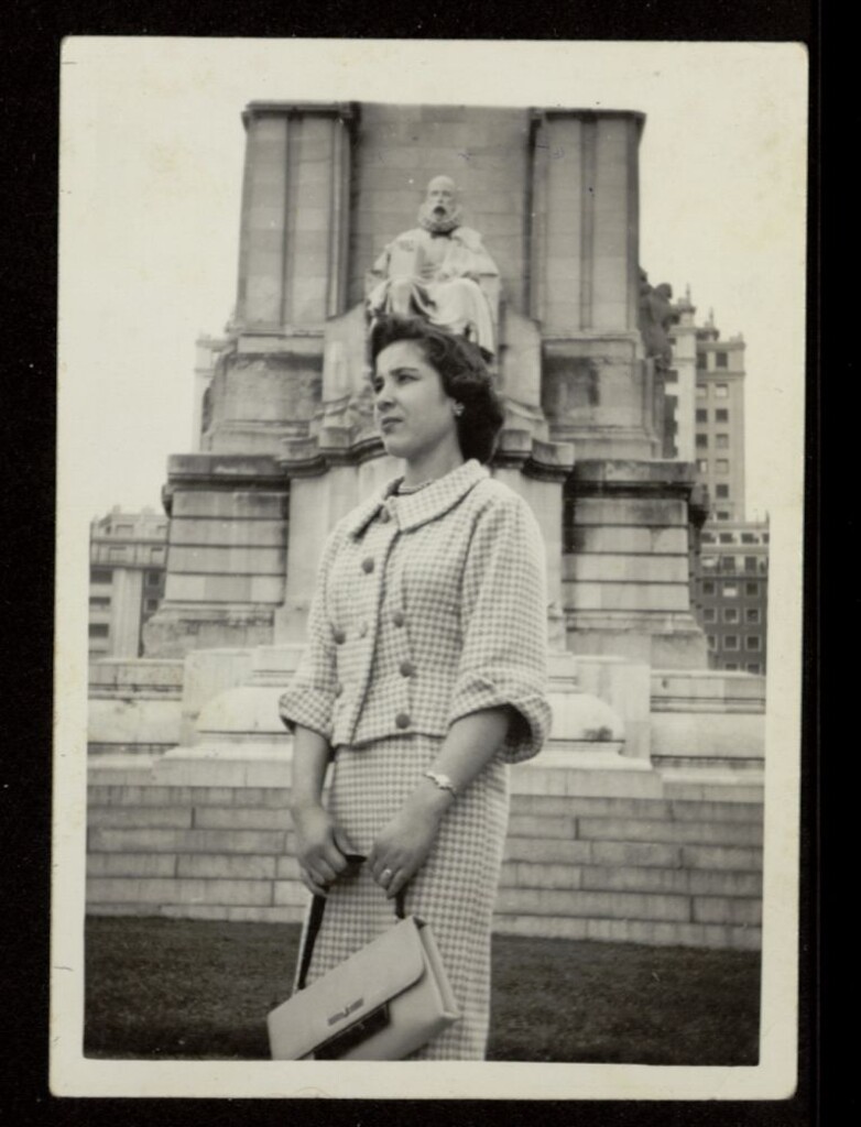 Miniatura de Retrato en la Plaza de España