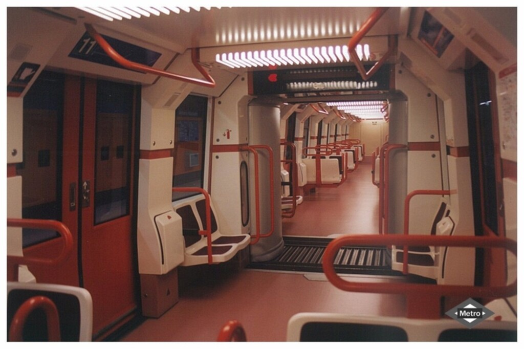 Miniatura de Interior de un tren 6000