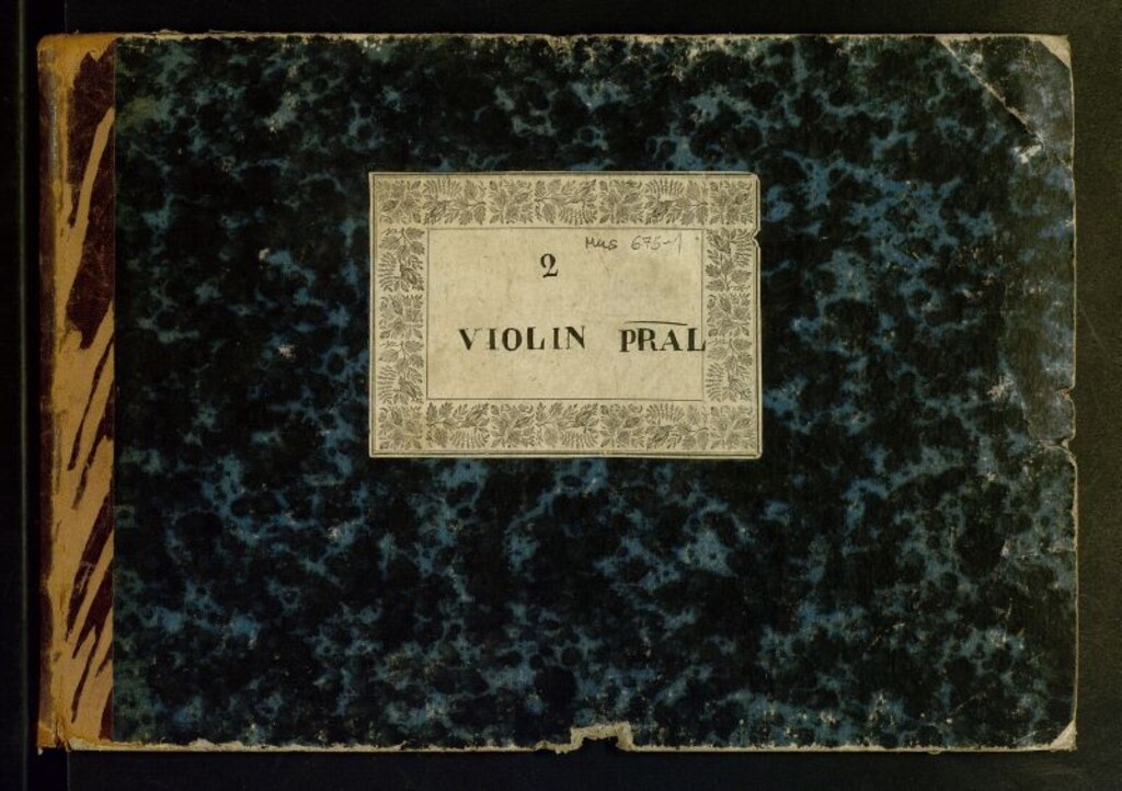 Miniatura de Partes de violín principal de diversas obras orquestales
