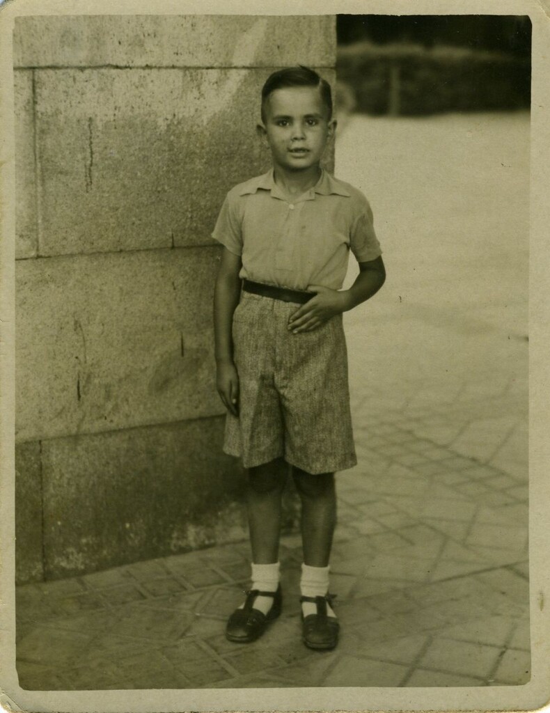 Miniatura de Benito Jiménez el día de su comunión