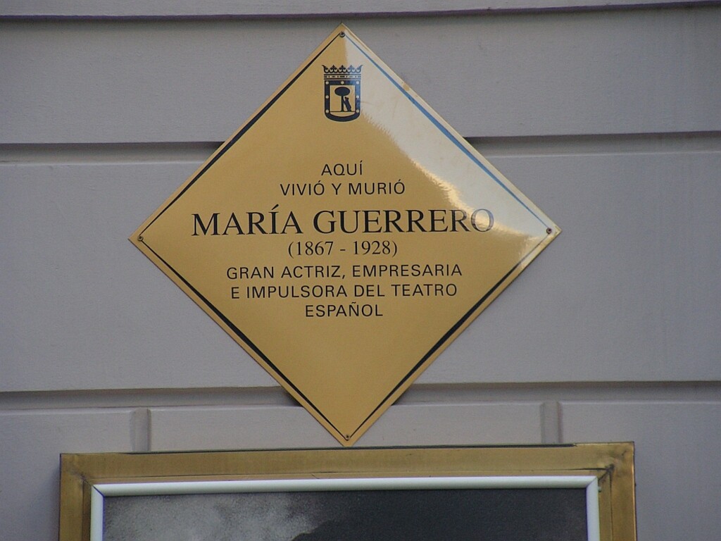 Miniatura de María Guerrero