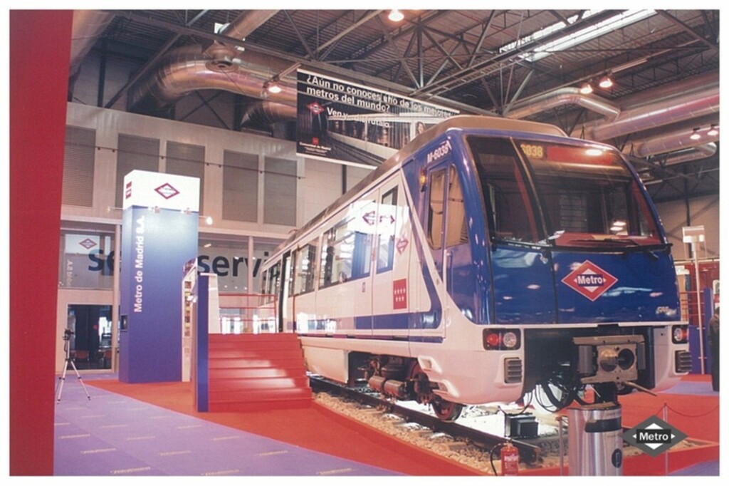 Miniatura de Metro de Madrid en la feria Expo-Ocio