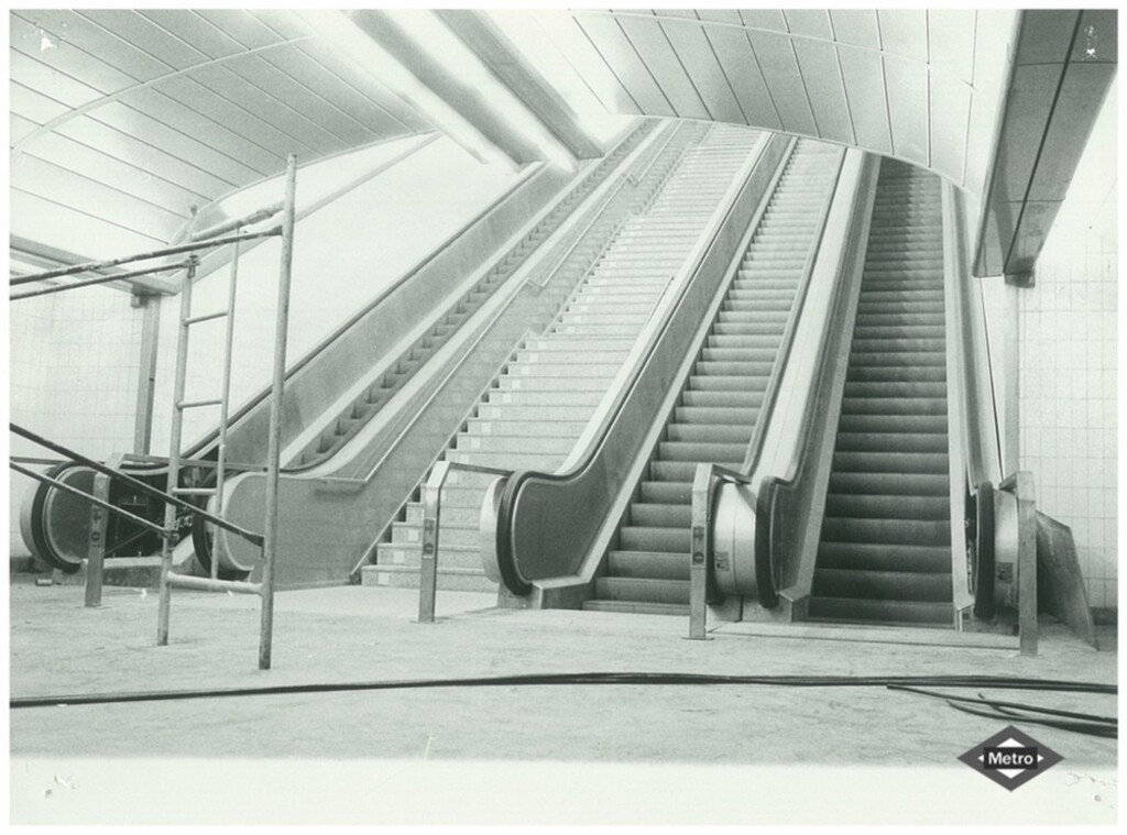 Miniatura de Obras en la estación de Plaza de España