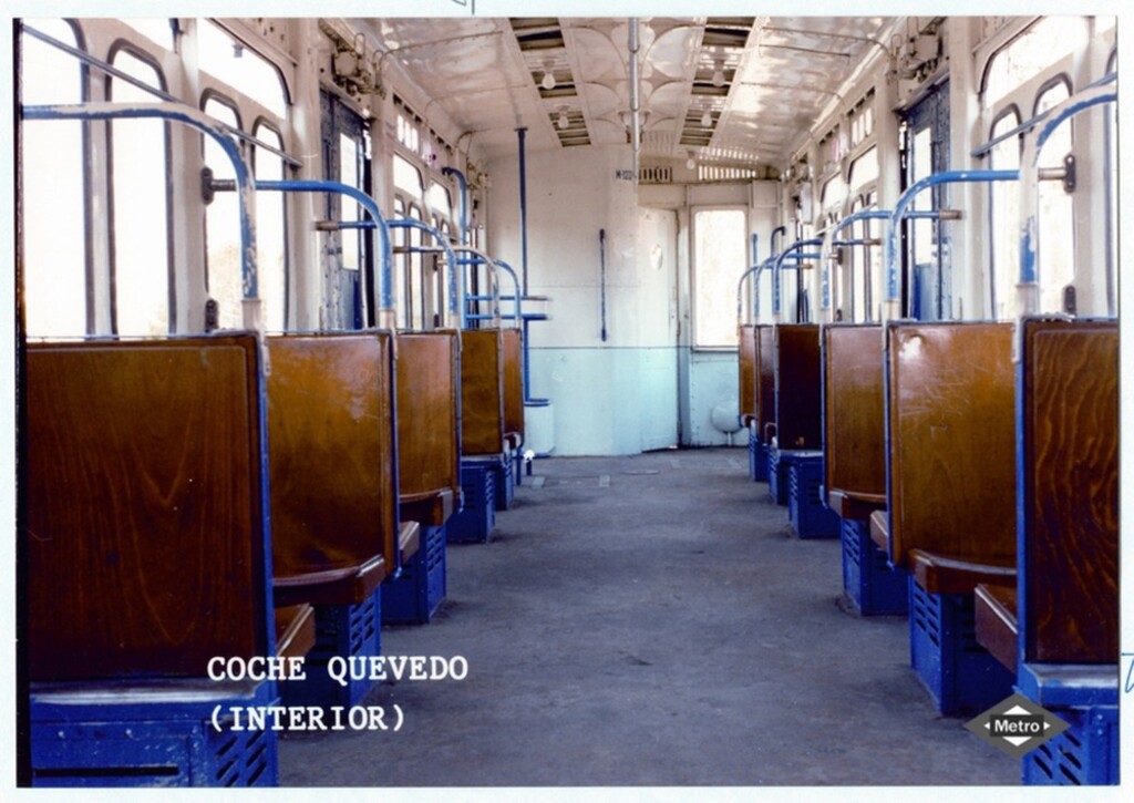 Miniatura de Interior de un coche Quevedo de Metro de Madrid