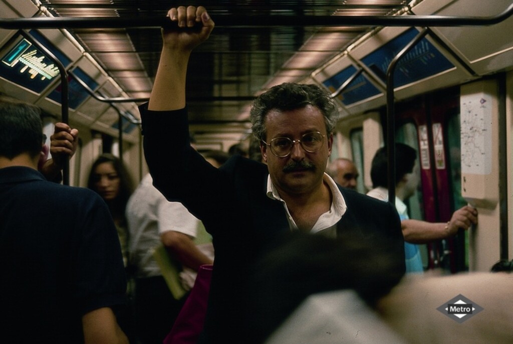 Miniatura de Joaquin Leguina realizando un viaje en Metro