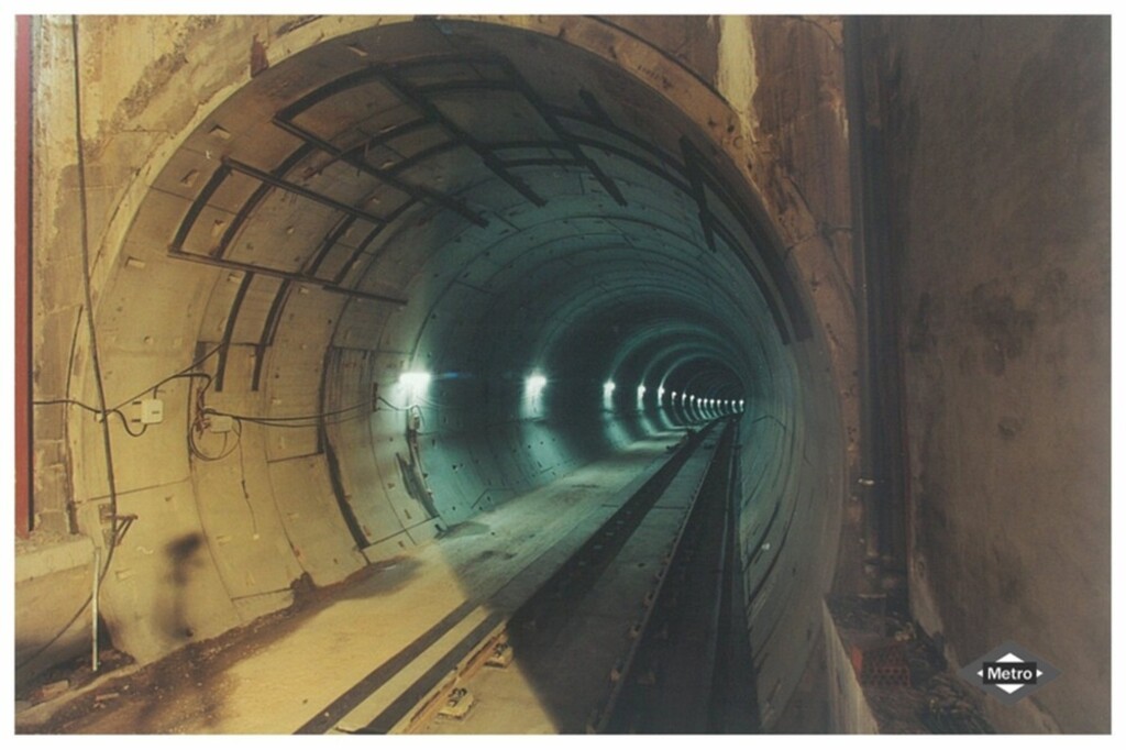 Miniatura de Proyecto MetroSur: tunel de la estación de Pradillo