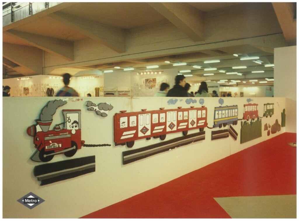 Miniatura de Stand de Metro de Madrid en Juvenalia 1986