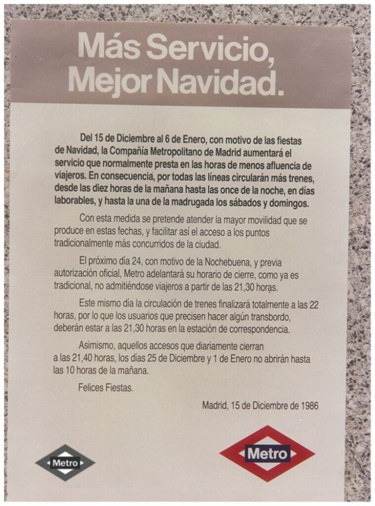 Miniatura de Campaña publicitaria de Navidad de Metro de Madrid