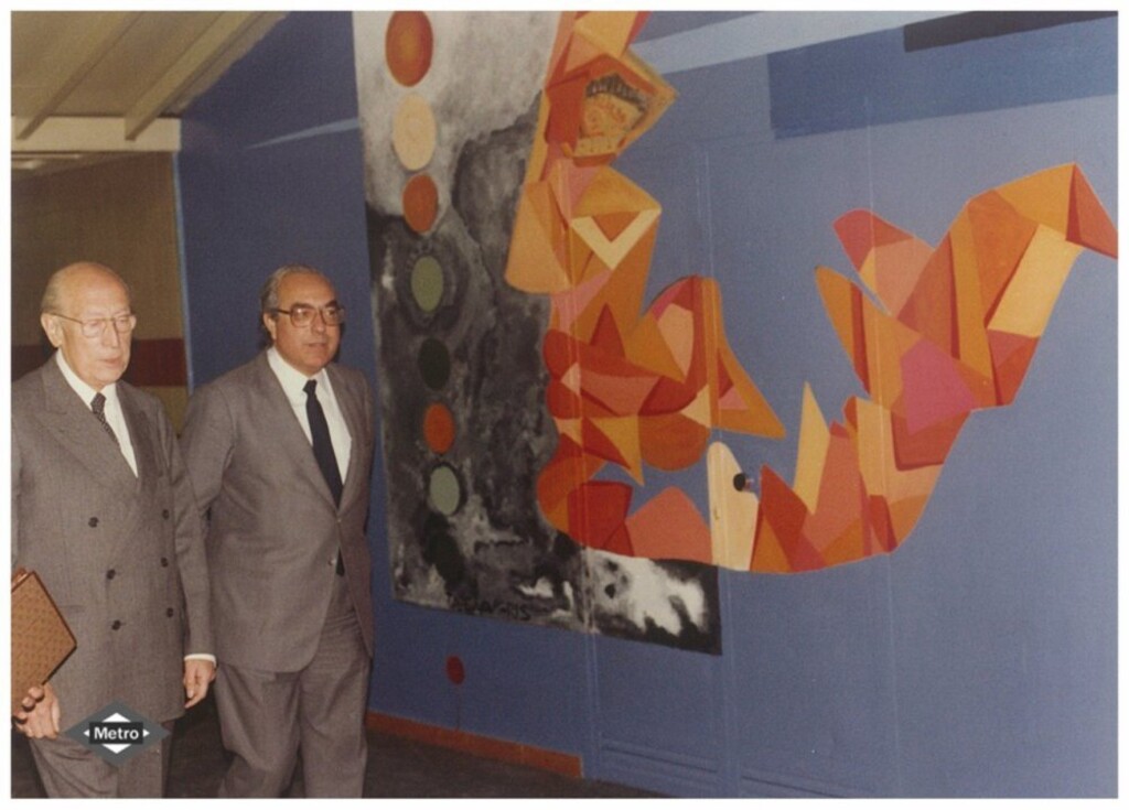 Miniatura de Visita de Enrique Tierno Galván a la exposición de pintores de Getafe en línea 8