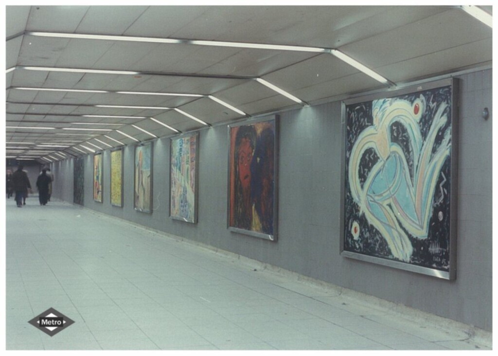 Miniatura de Murales pintados por empleados de Metro
