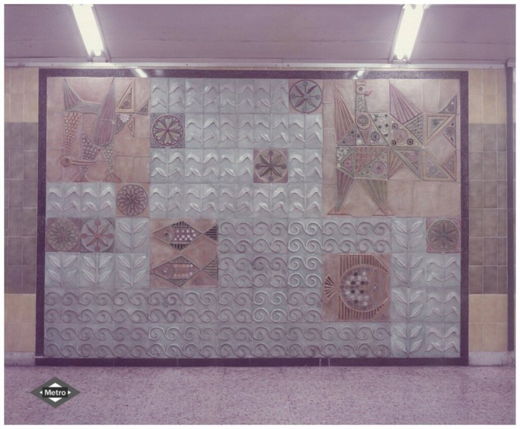 Miniatura de Mural en la estación de Cuatro Caminos
