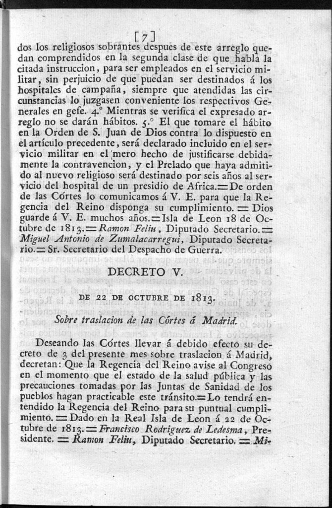Miniatura de Sobre traslación de las Cortes á Madrid.