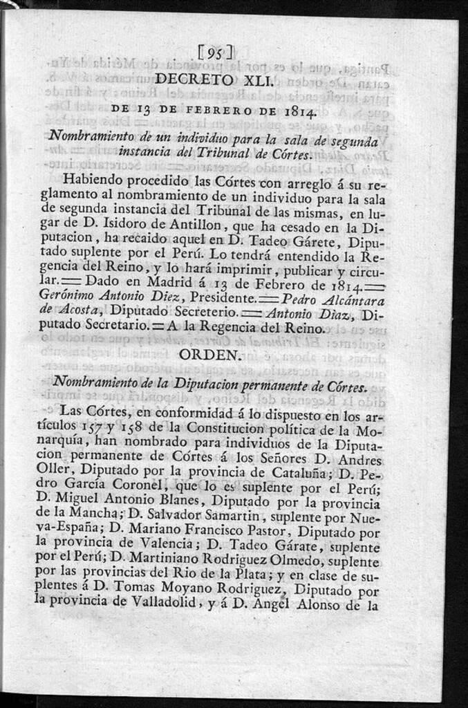 Miniatura de Nombramiento de un individuo para la sala de segunda instancia del Tribunal de Cortes.