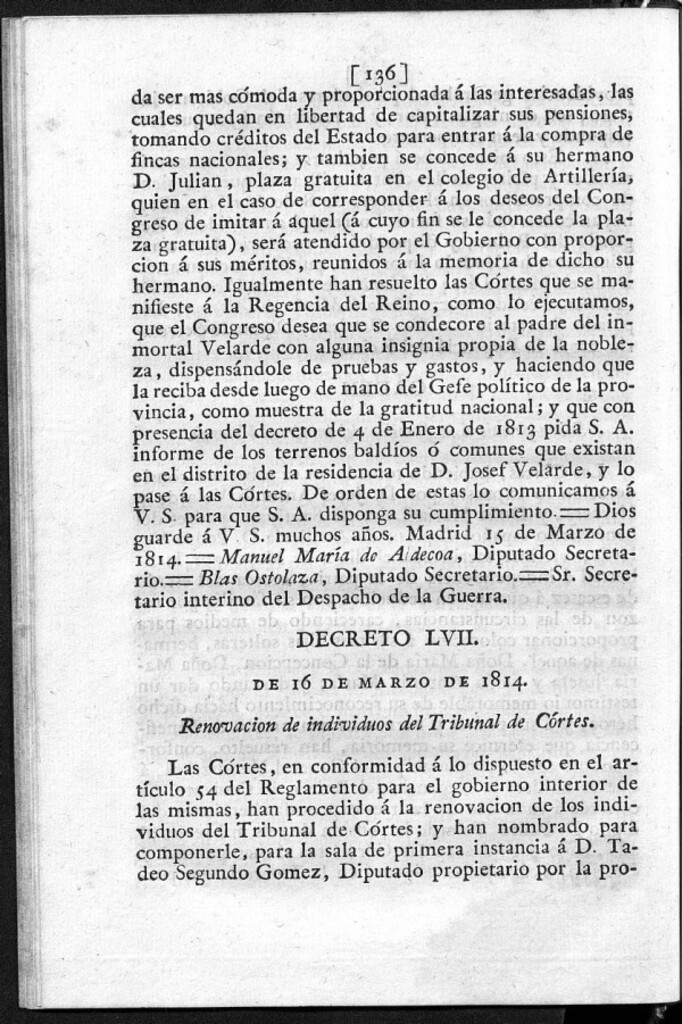 Miniatura de Renovacion de individuos del Tribunal de Cortes.