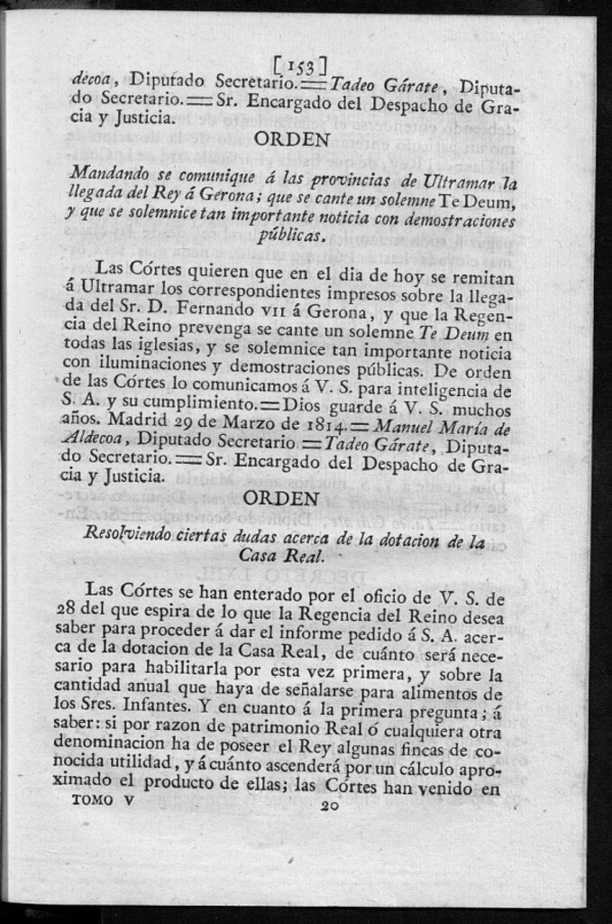 Miniatura de Resolviendo ciertas dudas acerca de la dotación de la Casa Real.