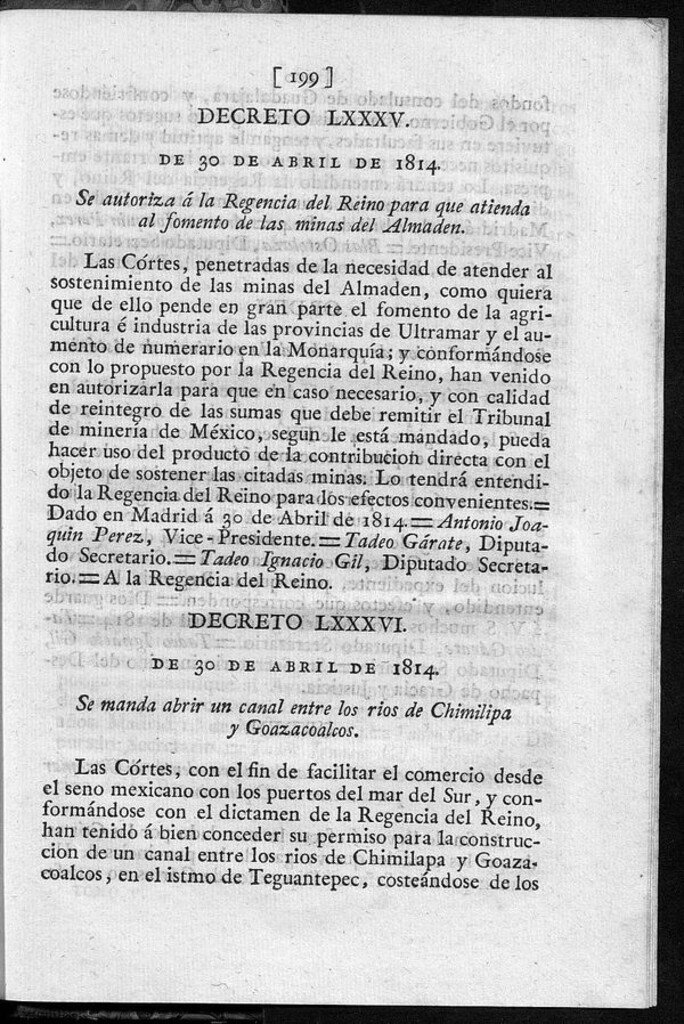 Miniatura de Se manda abrir un canal entre los rios de Chimilipa y Goazacoalcos.
