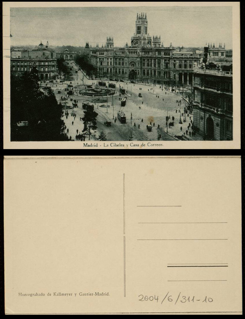 Miniatura de La Cibeles y Casa de Correos