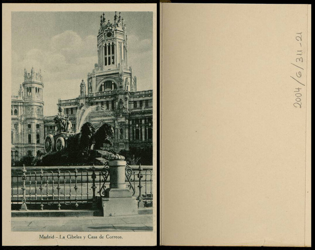 Miniatura de La Cibeles y Casa de Correos