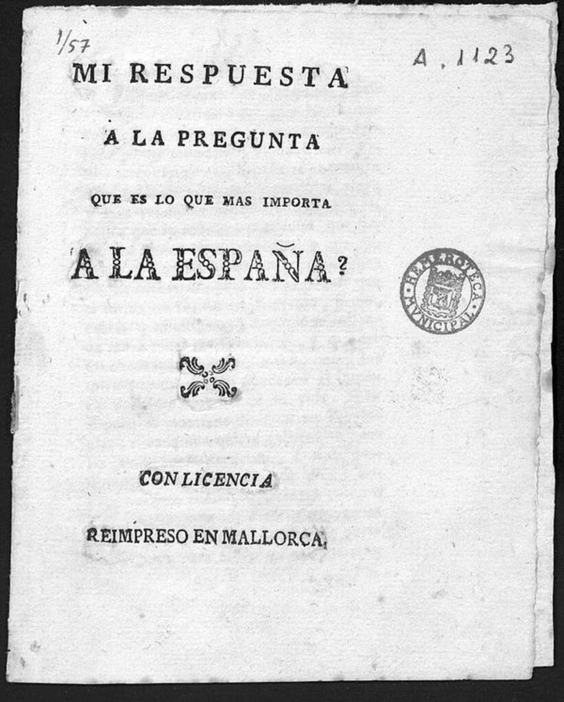 Miniatura de Mi respuesta a la pregunta ¿qué es lo que más importa a España?