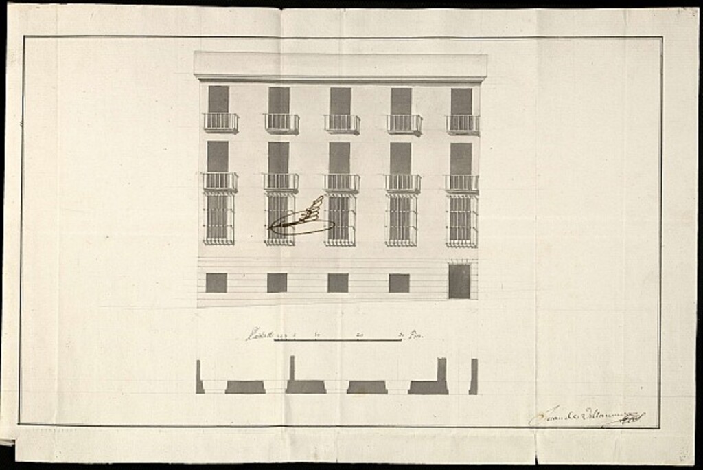 Miniatura de Concesión de licencia para realizar la fachada del Oratorio del Caballero de Gracia según diseño presentado