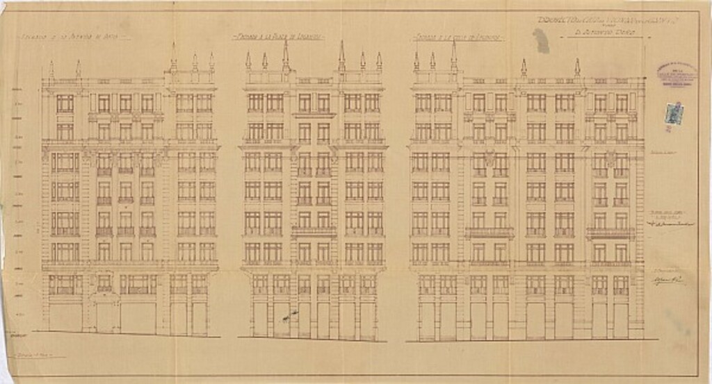 Miniatura de Memoria descriptiva de proyecto de construcción de viviendas (actual Edificio Vitalicio)