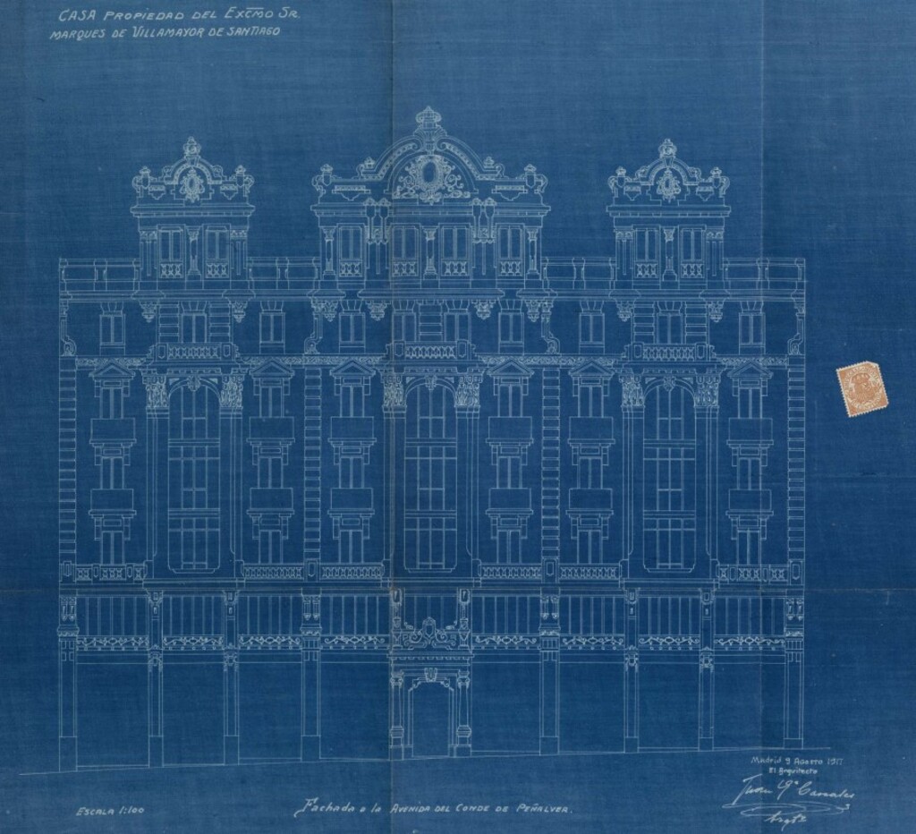 Miniatura de Memoria del proyecto de construcción de edificio de viviendas y oficinas para el marqués de Villamayor de Santiago