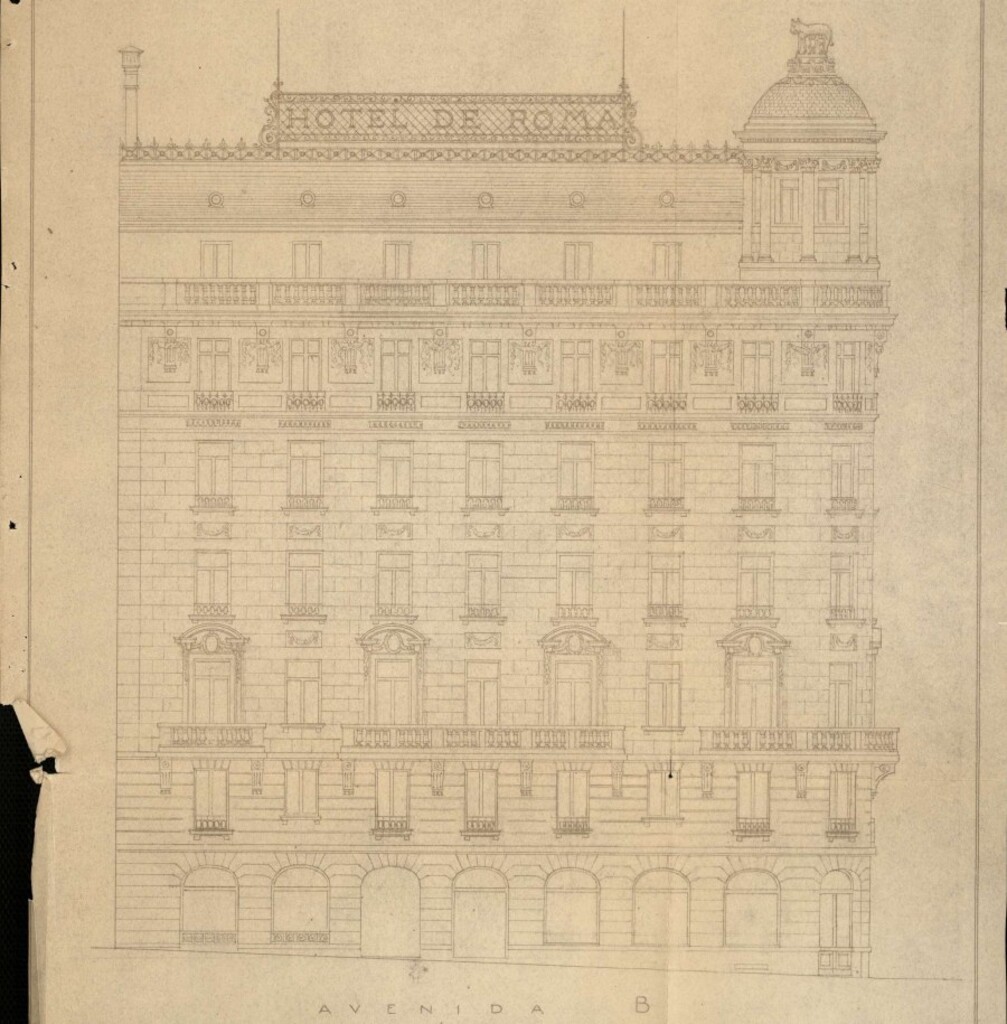 Miniatura de Memoria de proyecto de construcción de edificio destinado a Hotel Roma, Gran Vía 18 (actual Consejería de Justicia de la Comunidad de Madrid)