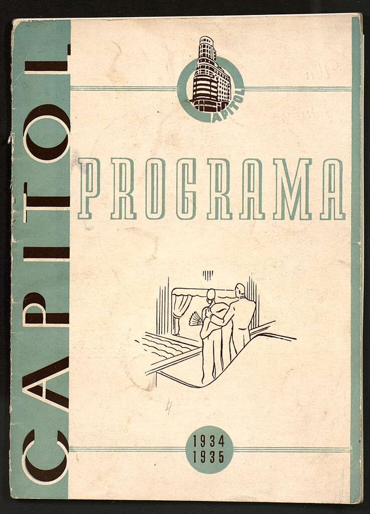 Miniatura de Programa del cine Capitol para la temporada 1934-1935