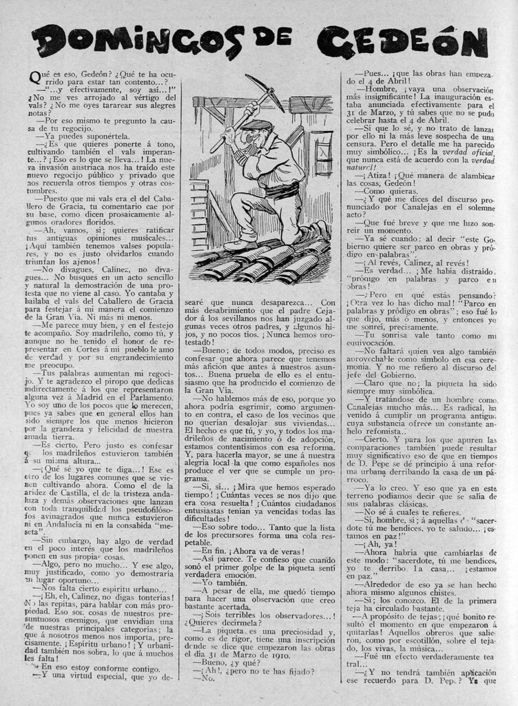 Miniatura de Los domingos de Gedeón del 10 de abril de 1910