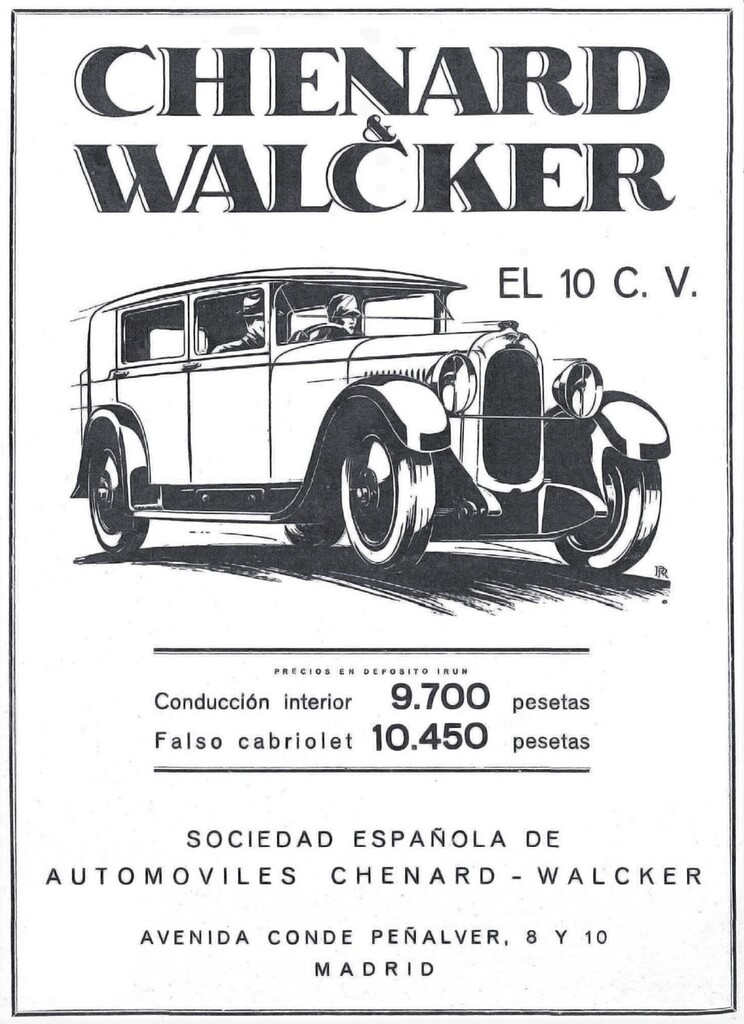 Miniatura de Anuncio de Chenard & Walker