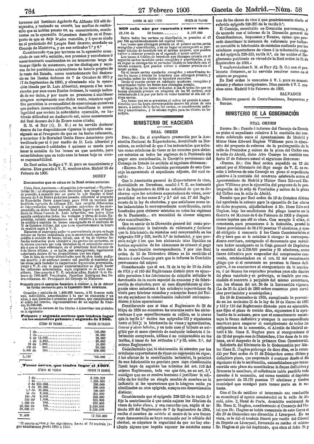 Miniatura de Rescisión del contrato de obras con Hans Hughes