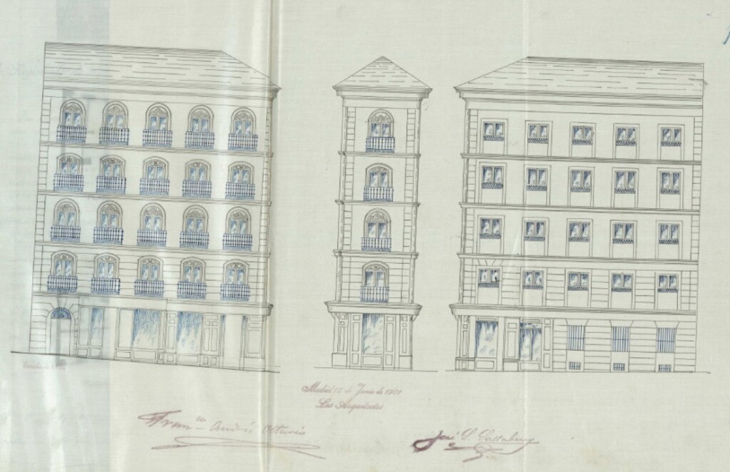 Miniatura de Expropiación de la casa de Alcalá 45 y Caballero de Gracia 66 y 68. Propiedad de María de la Concepción Saínz (Casa del Ataúd)