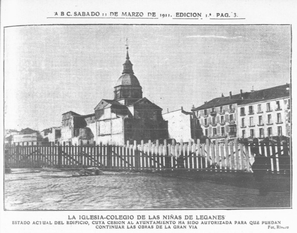 Miniatura de Cesión del Colegio de las Niñas de Leganés al Ayuntamiento para las obra de la Gran Vía