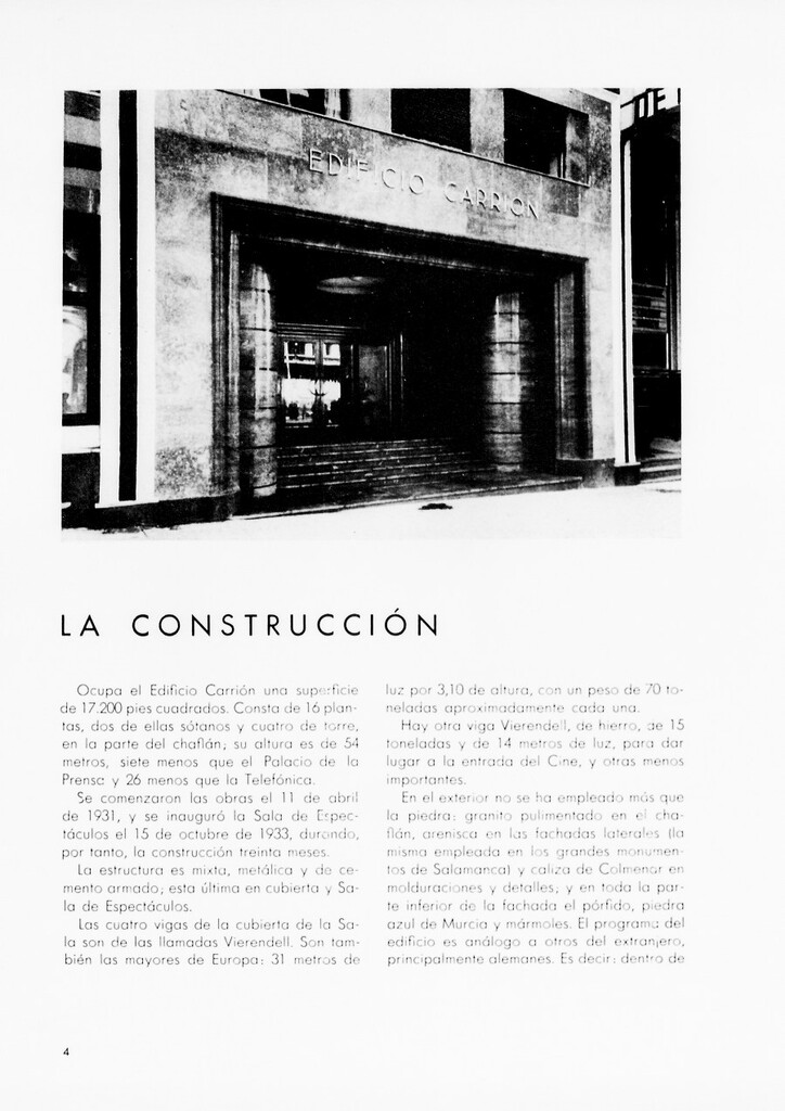 Miniatura de El edificio Carrión. Número extraordinario de la revista Arquitectura