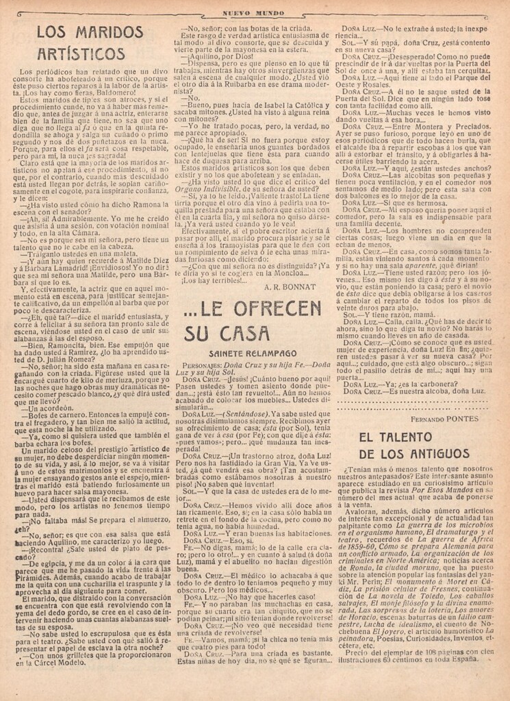 Miniatura de ...Le ofrecen casa: Sainete sobre los realojos de la Gran Vía