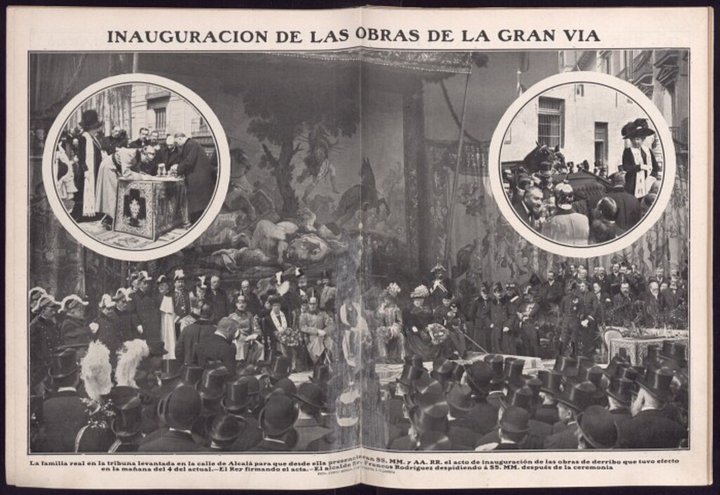 Miniatura de La inauguración de las obras: el proceso de la Gran Vía