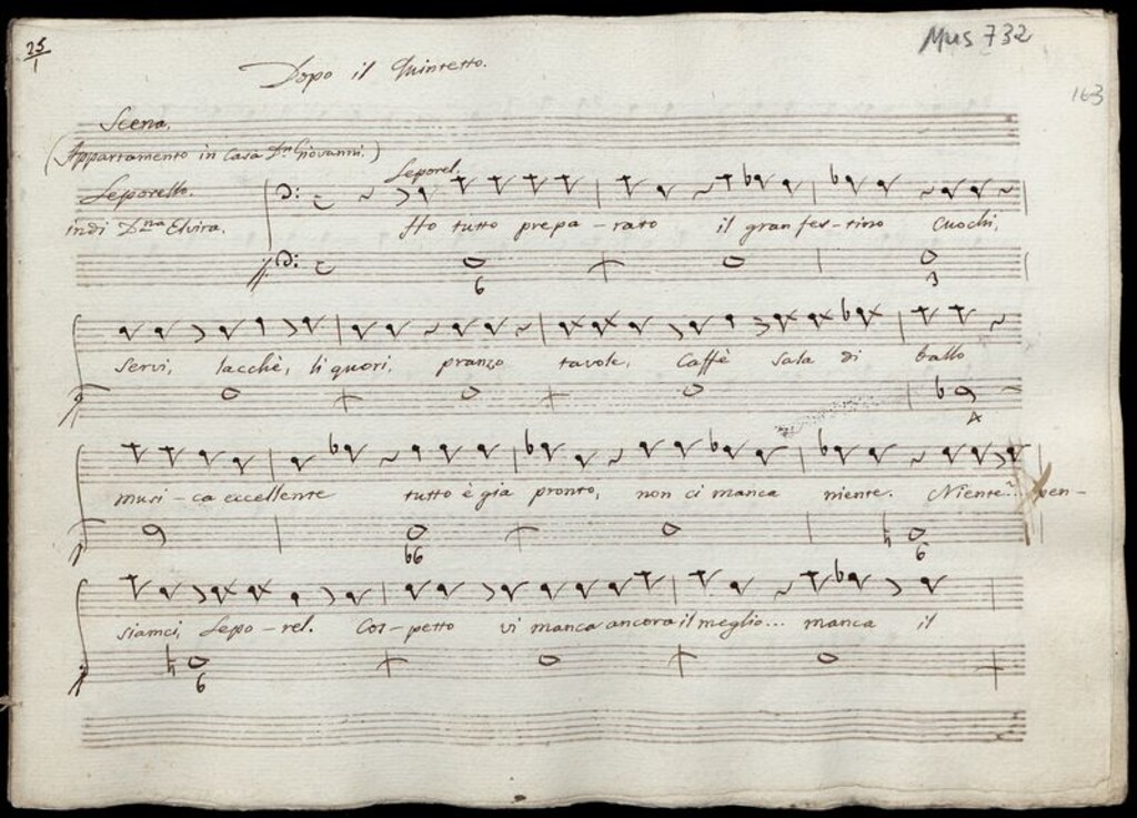 Miniatura de Il dissoluto punito o sia Don Giovanni Tenorio