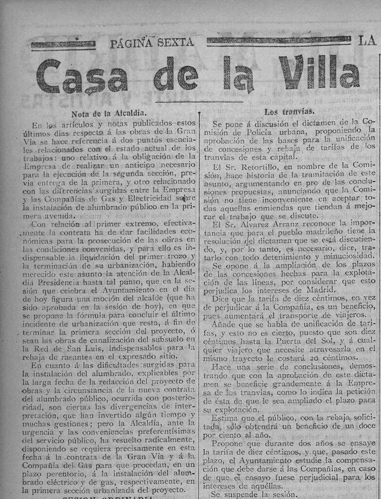 Miniatura de Nota de la alcaldía desmintiendo los rumores de suspensión de las obras