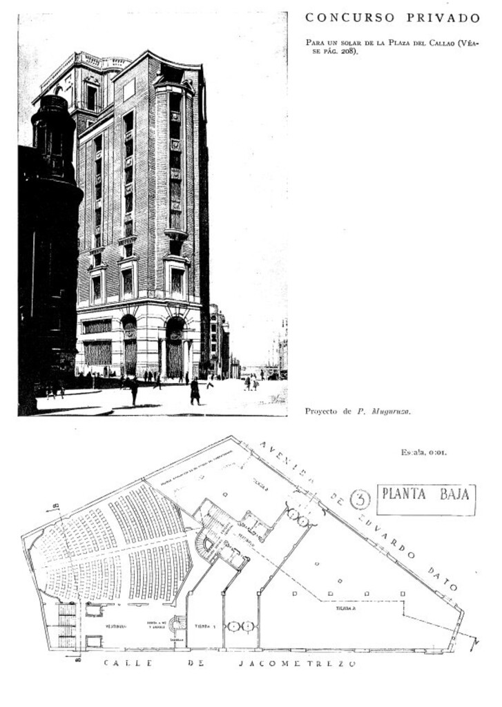 Miniatura de Concurso para la realización del edificio Carrión (Edificio Capitol)
