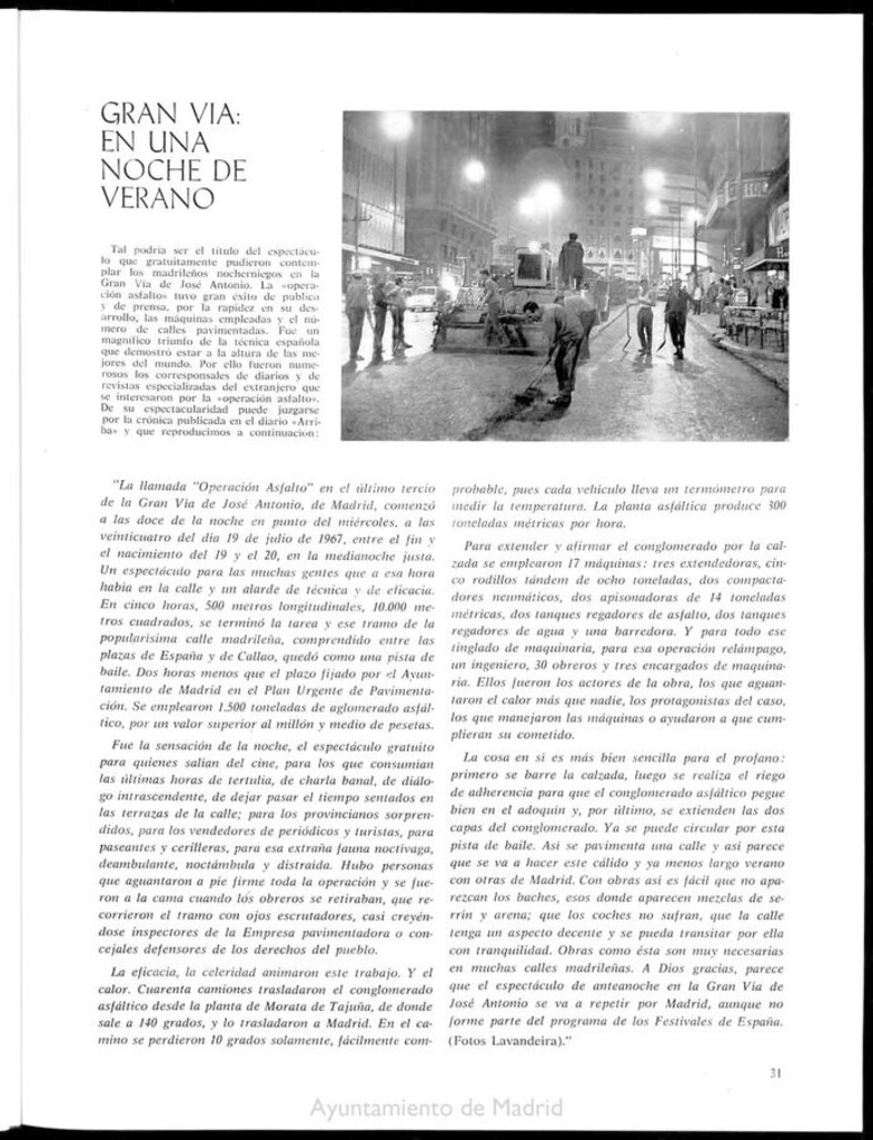 Miniatura de Gran Vía: en una noche de verano