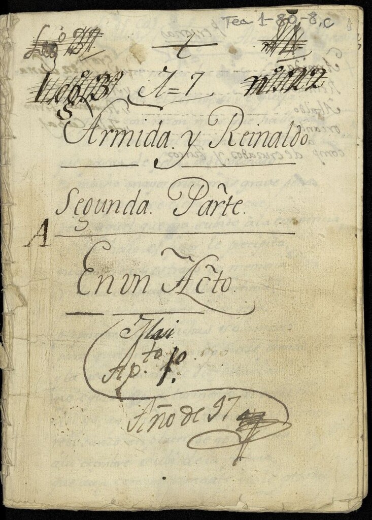 Miniatura de Armida y Reinaldo. Segunda Parte