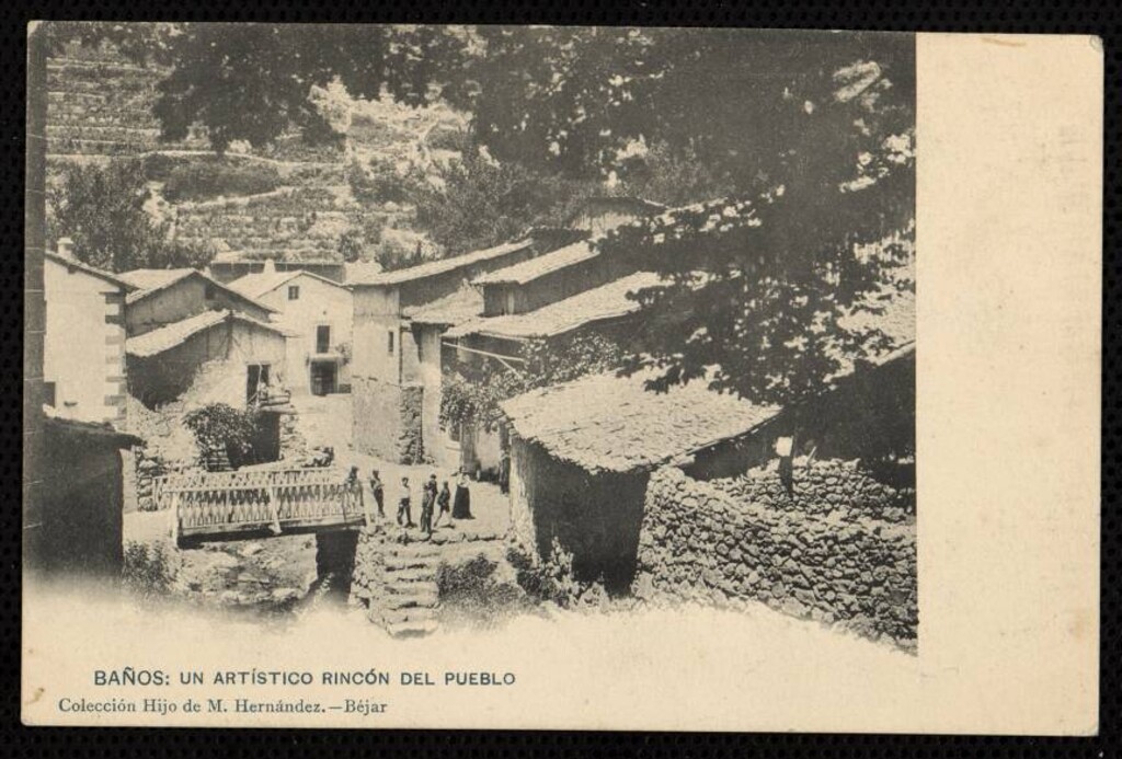 Miniatura de Baños. Un artístico rincón del pueblo