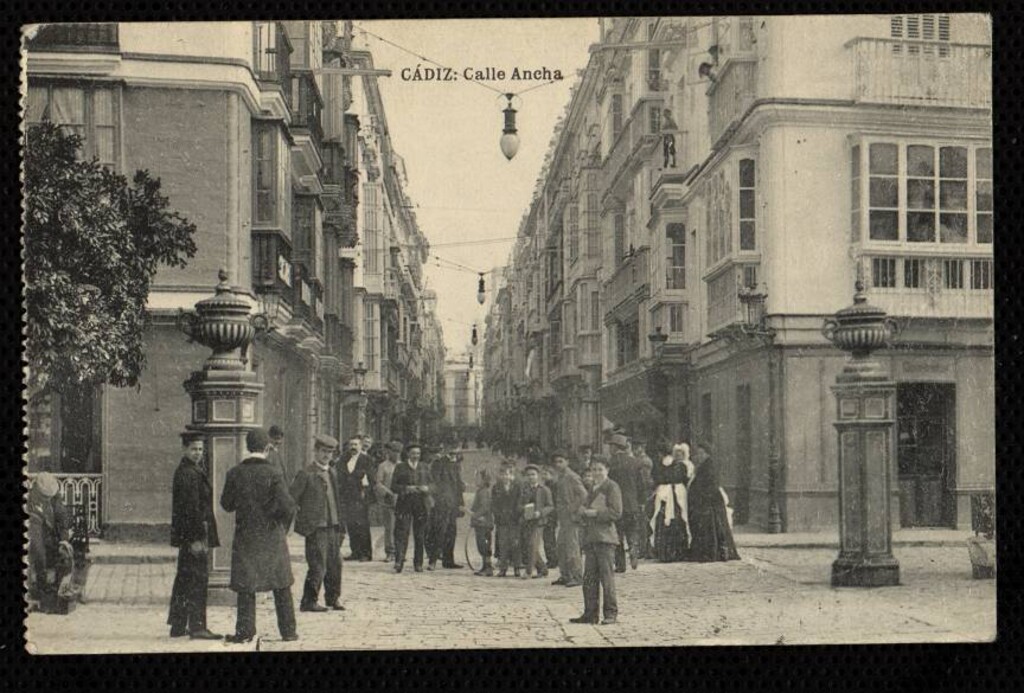 Miniatura de Cádiz. Calle Ancha