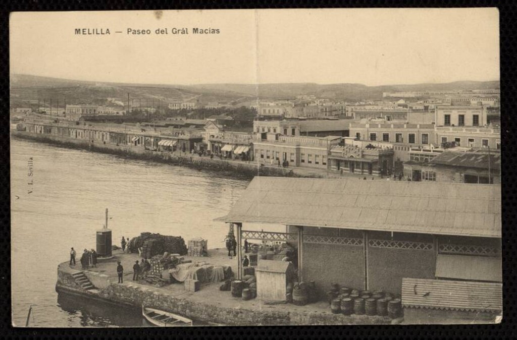 Miniatura de Melilla. Paseo del General Macías