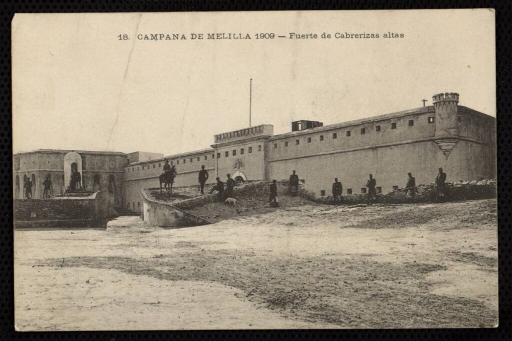 Miniatura de Campaña de Melilla 1909. Fuerte de Cabrerizas Altas